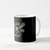 Mug Lacrosse Lecteur Lâcher Au Max Stick Drôle Cadeau  (Devant droit)