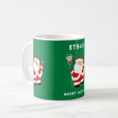 Mug Lacrosse Noël (Devant gauche)