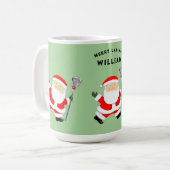Mug Lacrosse Noël (Devant gauche)