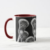 Mug Lacrosse Player Cadeau (Gauche)