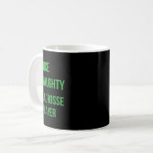 Mug Lacrosse Player Funny Pajama cadeau de Noël (Devant gauche)