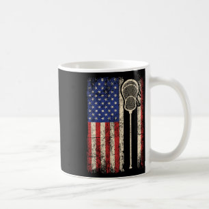 Mug Lacrosse US Drapeau Sport Team Sticks Hommes 4t