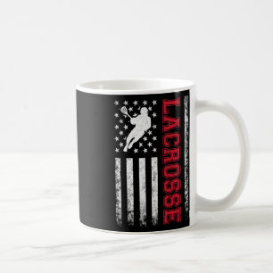 Mug Lacrosse Usa Drapeau Lax Chemise Hommes Femmes Gar