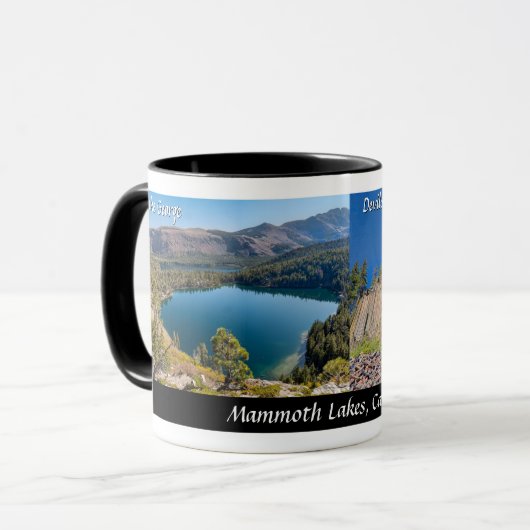 Mug Lacs Mammoth, lac George et Devils Postpile (Devant gauche)