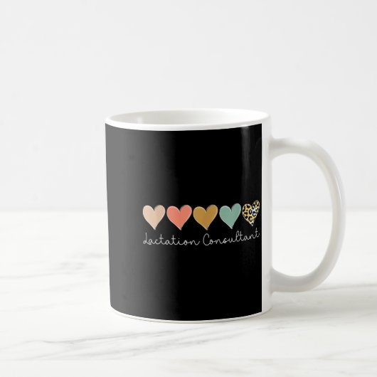 Mug Lactation Consultant Leopard Heart, Valentine's Da (Droite)