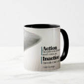 Mug L'Action Apporte Confiance Et Courage (Devant droit)