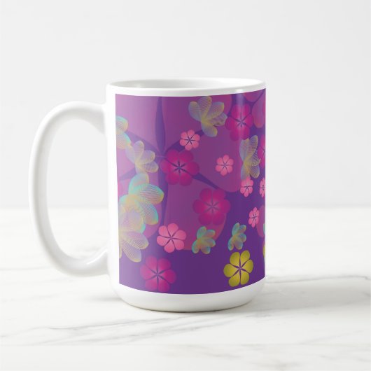Mug Lacy Lotus Purple (Gauche)