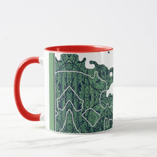 Mug Laden Bough Christmas (Gauche)