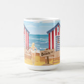 Mug ladie sur la plage (Centre)