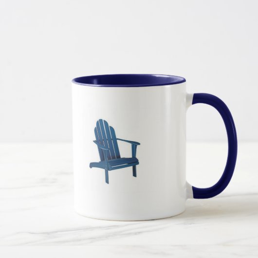 Mug L'Adirondacks appellent - chaise d'Adirondack (Droite)