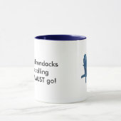 Mug L'Adirondacks appellent - chaise d'Adirondack (Centre)