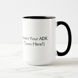 Mug L'Adirondacks appellent - insérez votre ville