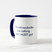 Mug L'Adirondacks appellent - Kayaking (Devant gauche)