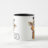 Mug L'adorable girafe en action !" (Centre)