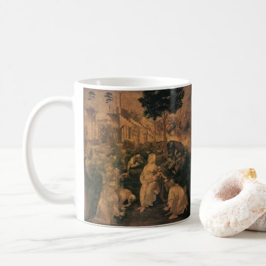 Mug L'Adoration des Mages de Léonard de Vinci (Avec donut)