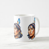 Mug Lady amérindienne (Devant droit)
