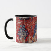 Mug Lady and Unicorn Medieval Tapestry Desire (Gauche)