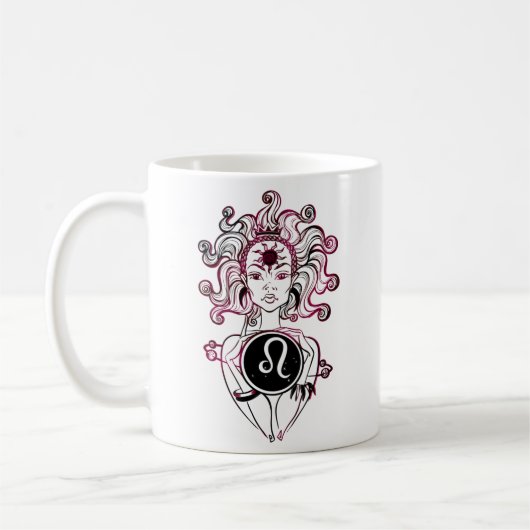 Mug Lady Art déco Leo (Gauche)
