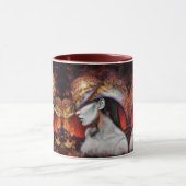 Mug Lady Automne - Peinture Art (Centre)