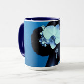 Mug Lady Blue Postcard (Devant gauche)
