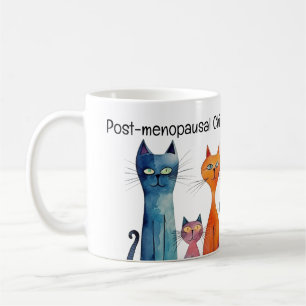 Mug Lady de chat sans enfant post-ménopause pour Kamal