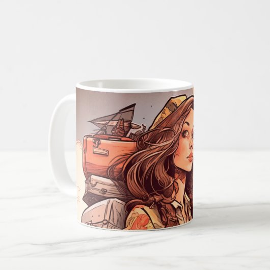 Mug Lady et ses bagages (Devant gauche)