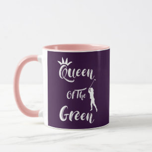 Mug Lady Golfers Fun Reine De La Citation Verte