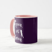 Mug Lady Golfers Fun Reine De La Citation Verte (Devant gauche)