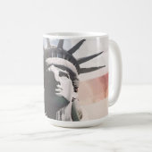 Mug Lady Liberty et le drapeau américain (Devant droit)