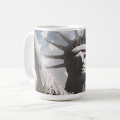 Mug Lady Liberty et le drapeau américain (Devant gauche)