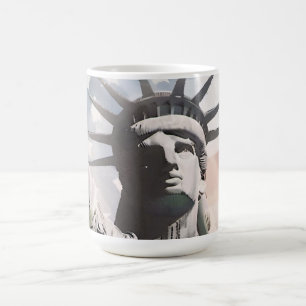 Mug Lady Liberty et le drapeau américain