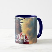 Mug Lady Liberty réinventée - Un nouveau visage de la  (Devant droit)