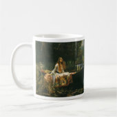 Mug Lady Shalott On Boat par John William Waterhouse (Gauche)