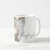 Mug Lady with Grey Cat (Devant droit)