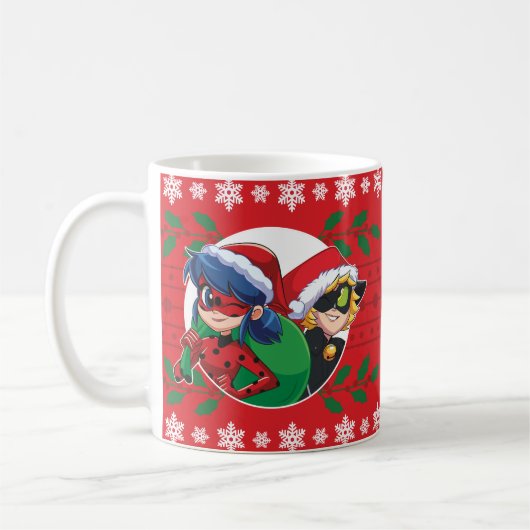 Mug Ladybug & Cat Noir | Graphique de vacances (Gauche)