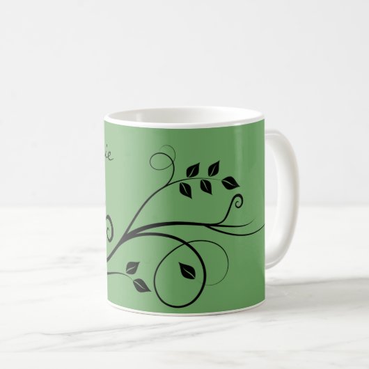 Mug Ladybug de la Coupe de Bug de la Dame personna (Devant droit)