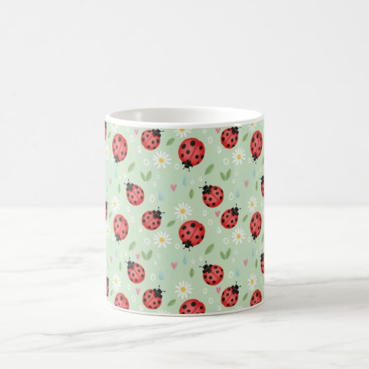 Mug Ladybug Flower Pattern (Centre)
