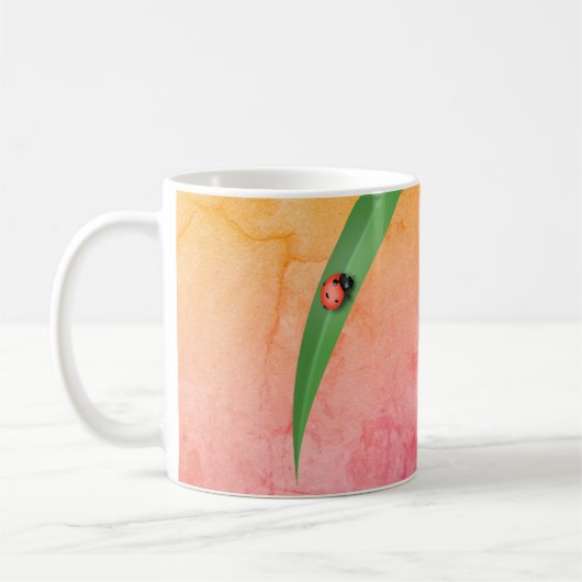 Mug Ladybug Leaf (Gauche)