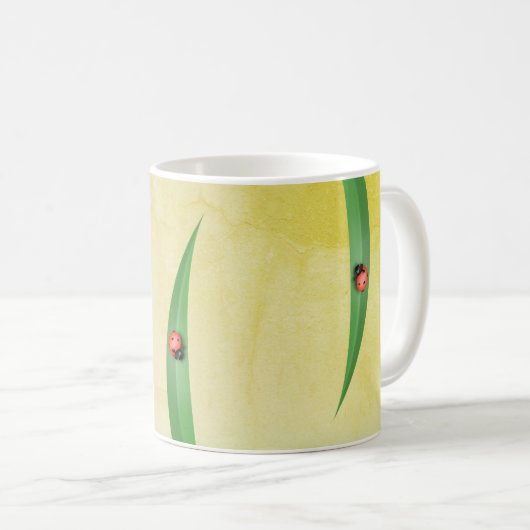 Mug Ladybug Leaf (Devant droit)