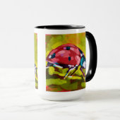 Mug Ladybug Painting - Gift for Insect Lovers (Devant droit)