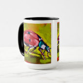 Mug Ladybug Painting - Gift for Insect Lovers (Devant gauche)