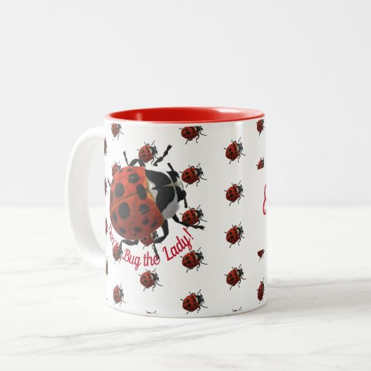 Mug Ladybug personnalisé (Devant gauche)