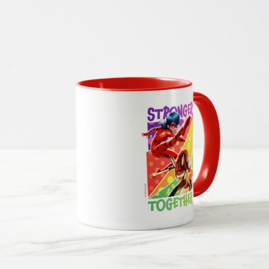 Mug Ladybug & Rena Rouge | Ensemble plus fort (Devant droit)