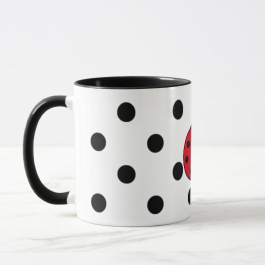 Mug Ladybugs et pois (Gauche)