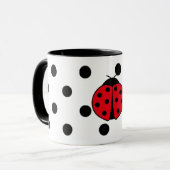 Mug Ladybugs et pois (Devant gauche)