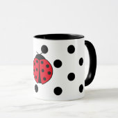 Mug Ladybugs et pois (Devant droit)