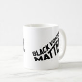 Mug L'affaire de Black Voices (Devant droit)