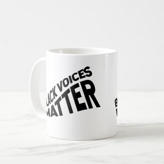 Mug L'affaire de Black Voices (Devant gauche)