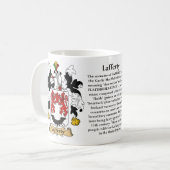 Mug Lafferty, l'origine, la signification et la crête (Devant gauche)