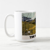 Mug L'affiche de voyage dans les Highlands d'Écosse (Gauche)